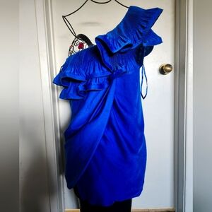 One Shoulder layered dress